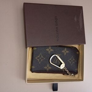 Louis Vuitton Brown Key Pouch
